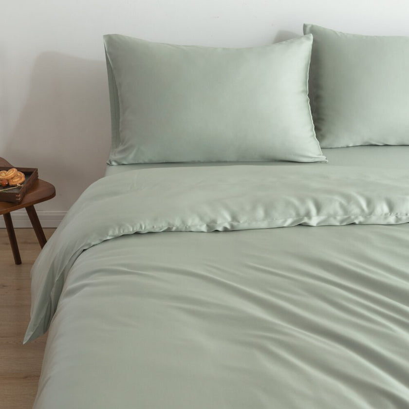 Tweepersoons Beddengoedset L - Sage Green